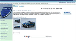 Desktop Screenshot of dacia-logan.net